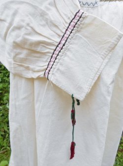 画像4: ✡メキシコ　アグアカテナンゴ村　手刺繍　ブラウス　長袖✡マンタ生地