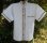 画像1: メキシコ　メンズ　スタンドカラー　織布（カラフル）付き　ブラウス　シャツ　ホワイト (1)