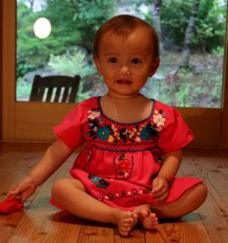 画像5: ✡子供用　メキシコ刺繍ワンピース✡着丈40cm