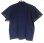 画像5: メキシコ　メンズ　スタンドカラー　織布（カラフル）付き　ブラウス　シャツ　藍色 (5)