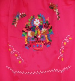 画像3: ✡子供用　メキシコ刺繍ワンピース✡着丈59cm