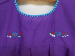 画像5: ✡子供用　メキシコ刺繍ワンピース✡着丈59cm
