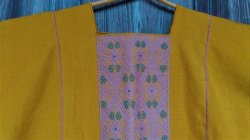 画像2: メキシコ　ララインサール村　手織り　刺繍ブラウス　　