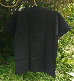 画像5: メキシコ　メンズ刺繍ブラウス　メキシカンメンズブラウス　ブラック　シャツ