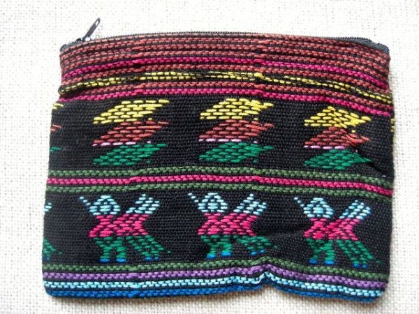 画像4: ☆グアテマラ　ハンドメイド　民族衣装　ポーチ☆ (4)