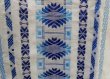 画像3: グアテマラ　メンズ刺繍クルタ　白地/青刺繍 (3)