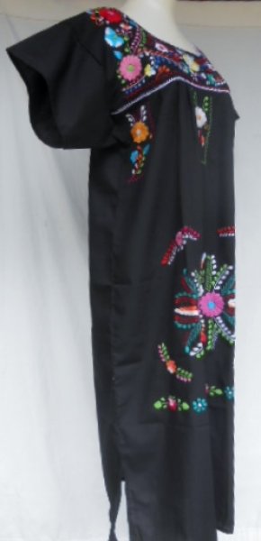画像2: ☆メキシコ 手刺繍 ワンピース☆ (2)
