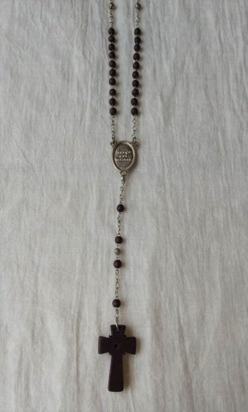 画像6: ☆マリア様　ロザリオ　ネックレス☆ローズ　小 (6)