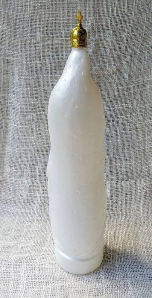 画像3: ☆メキシコ　グアダルーペ　マリア様　聖水ボトル　32cm　ホワイト☆ (3)