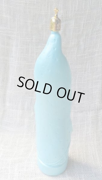 画像3: ☆メキシコ　グアダルーペ　マリア様　聖水ボトル　32cm　ライトブルー☆ (3)
